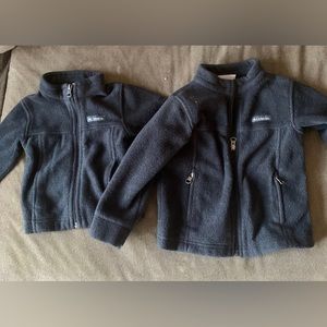 Columbia Toddler Zip Up set of 2